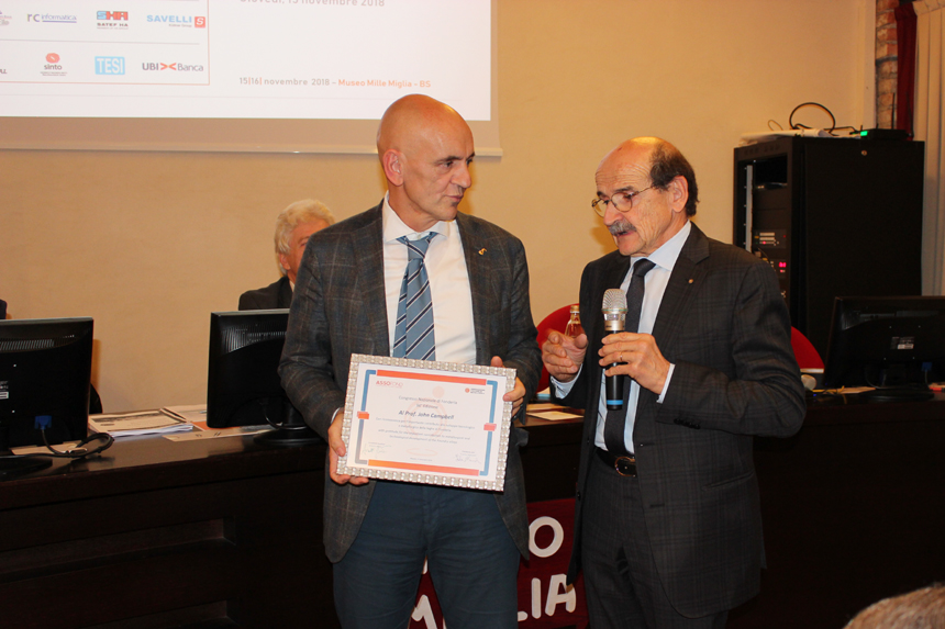 Consegna del premio di studio Assofond Consegna del premio di studio Assofond